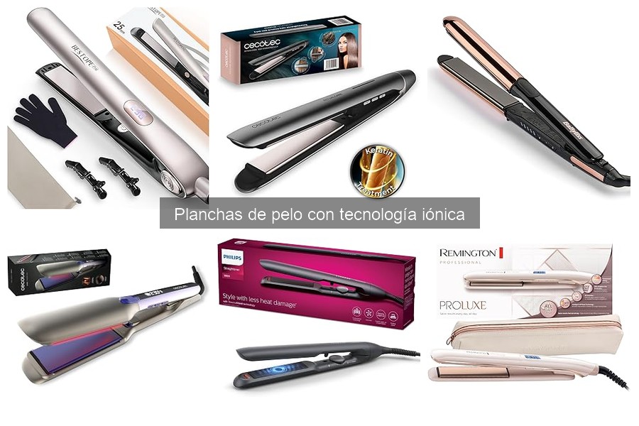 ¿Qué son las planchas de pelo iónicas? Beneficios y funcionamiento