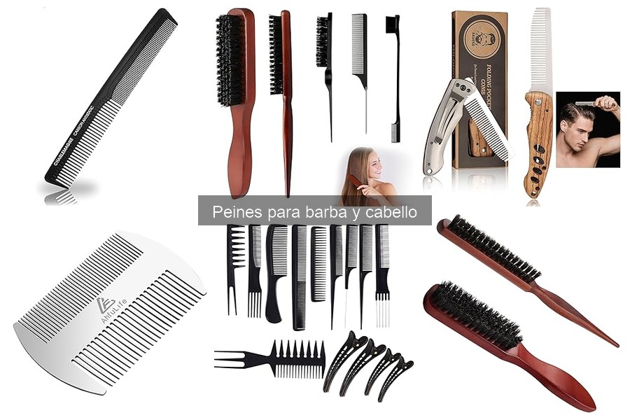 Qué son los peines para barba y cabello: tipos y materiales