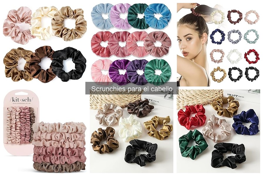 Qué son los scrunchies para el cabello: Beneficios y Comparativas