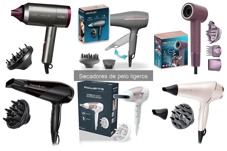 ¿Qué son los secadores de pelo ligeros? Beneficios y características