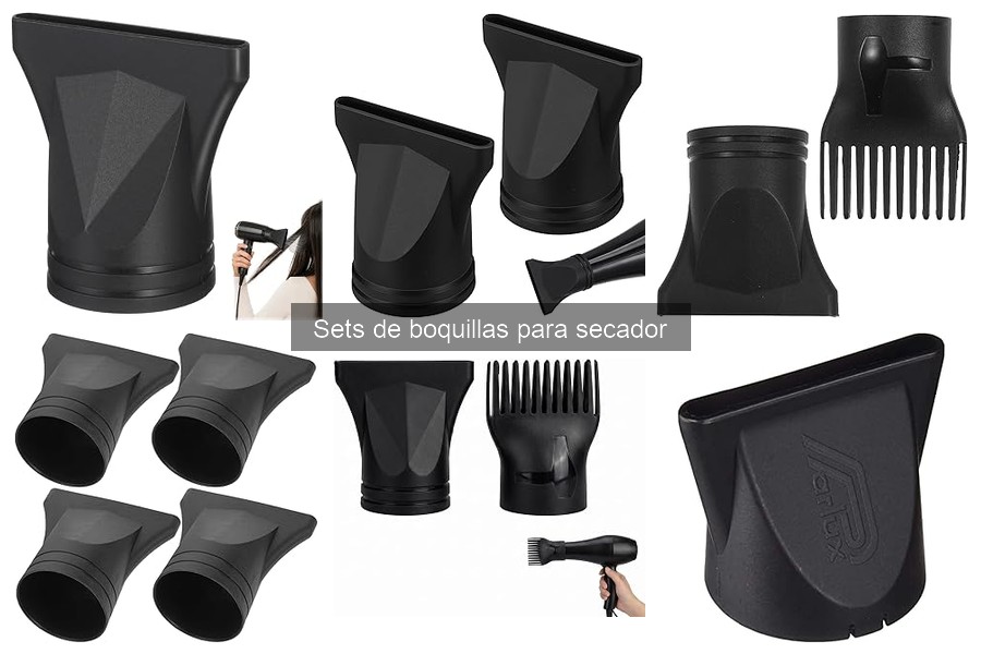 ¿Qué son los sets de boquillas para secador de pelo?
