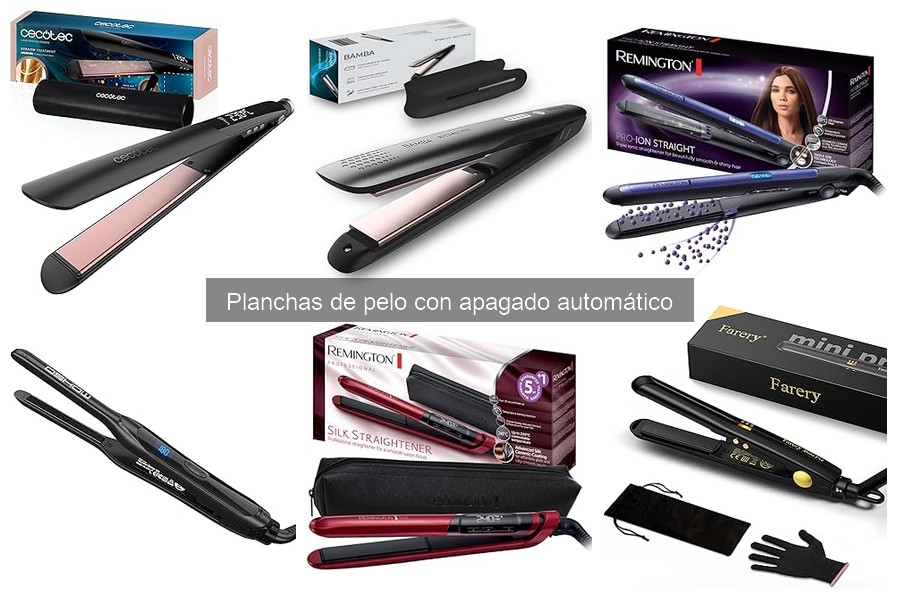 Rango de precios para planchas de pelo con apagado automático
