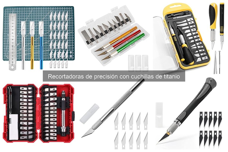 Recortadoras de precisión con cuchillas de titanio: ¿Qué son?