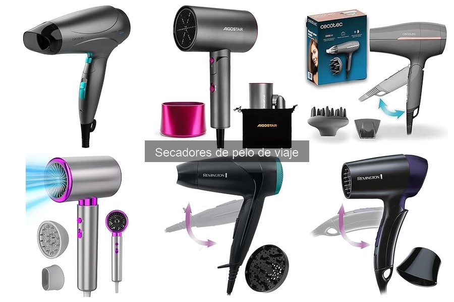 Reseñas de usuarios sobre secadores de pelo de viaje