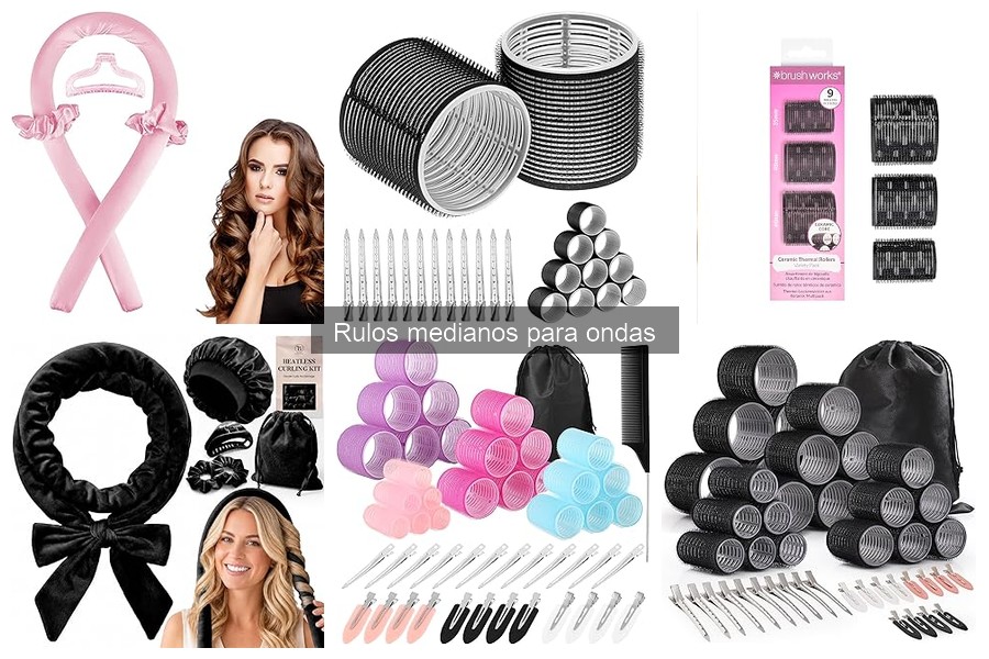 Rulos medianos vs. grandes: ¿cuál elegir para tus ondas?