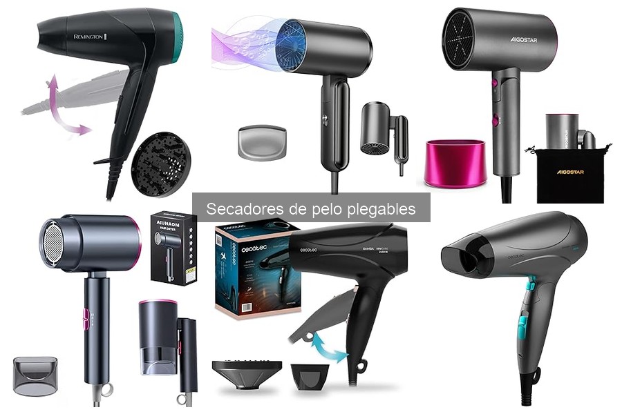 Secadores de pelo plegables: ¿Son realmente portátiles?