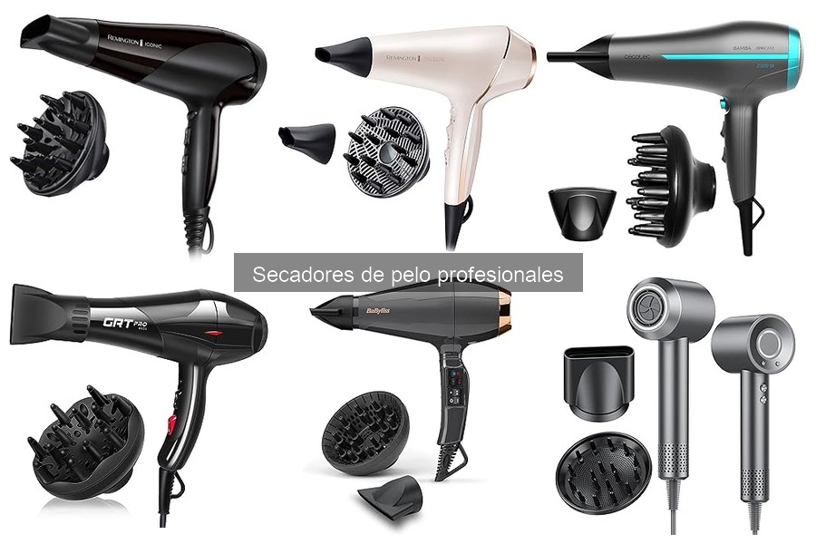 Secadores de pelo profesionales silenciosos: opciones recomendadas