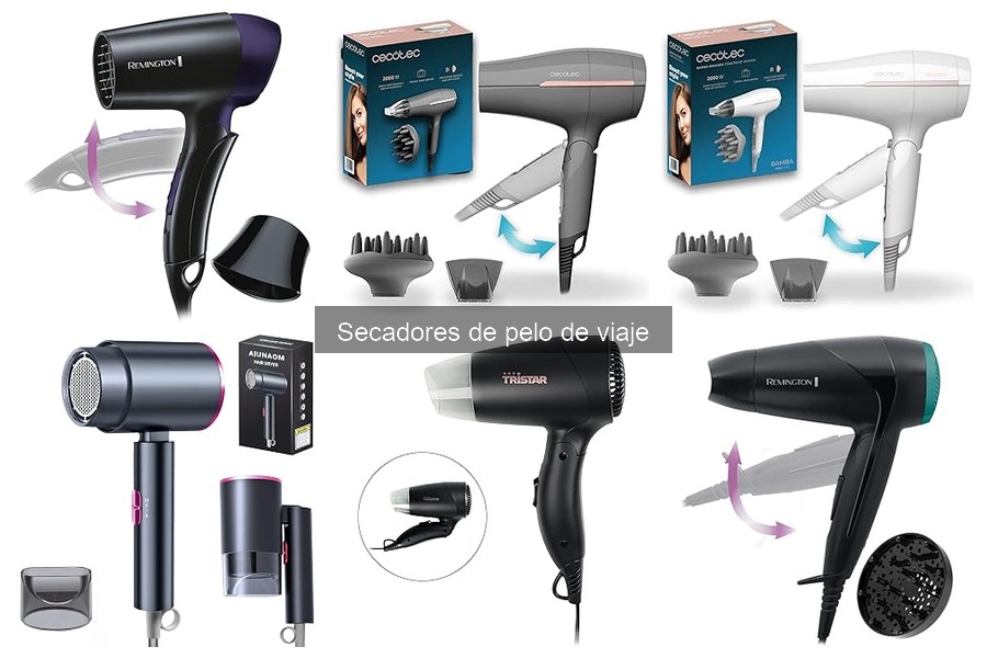Secadores de viaje más silenciosos: modelos recomendados