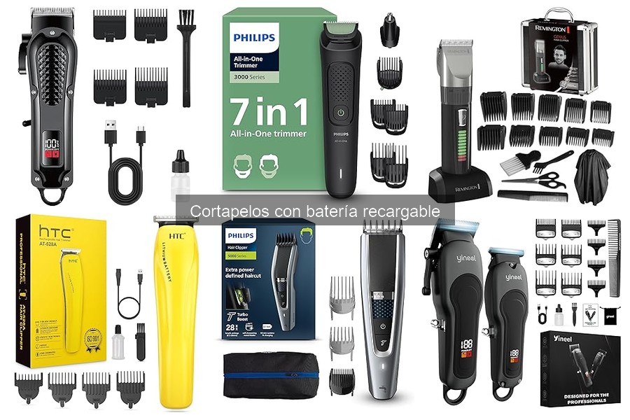 ** Soluciona Problemas Comunes Cortapelos con Batería Recargable