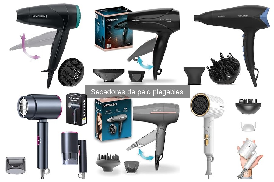 Soluciona Problemas Comunes de Secadores de Pelo Plegables