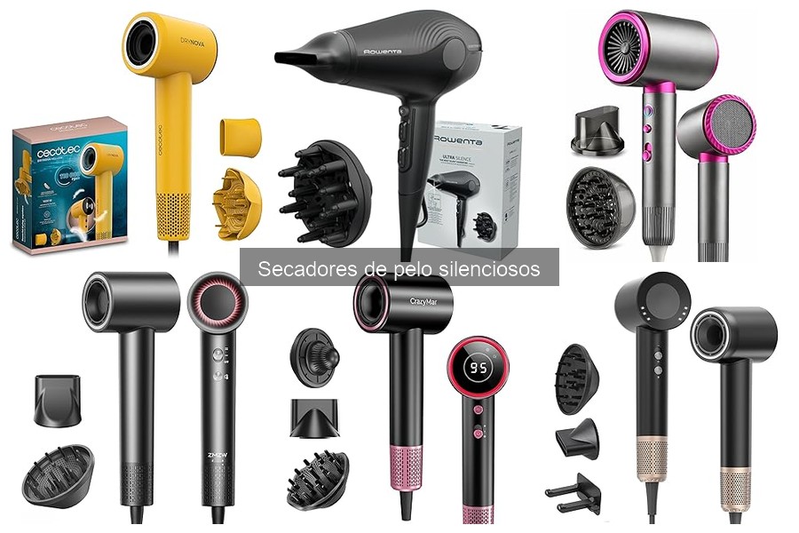 ¿Son efectivos los secadores de pelo silenciosos?