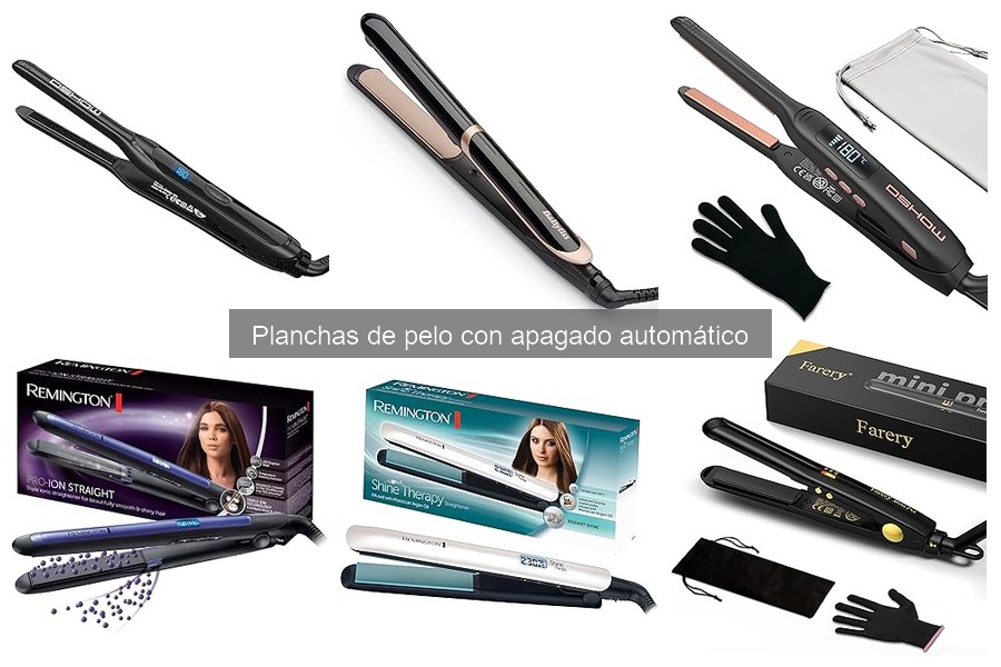 ¿Son seguras las planchas de pelo con apagado automático?