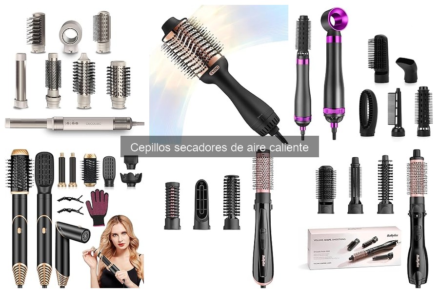 ¿Son seguros los cepillos secadores de aire caliente para tu cabello?