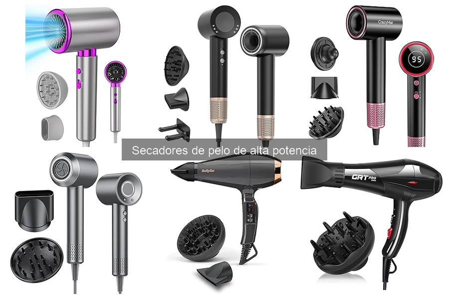 Tecnologías Innovadoras en Secadores de Pelo de Alta Potencia