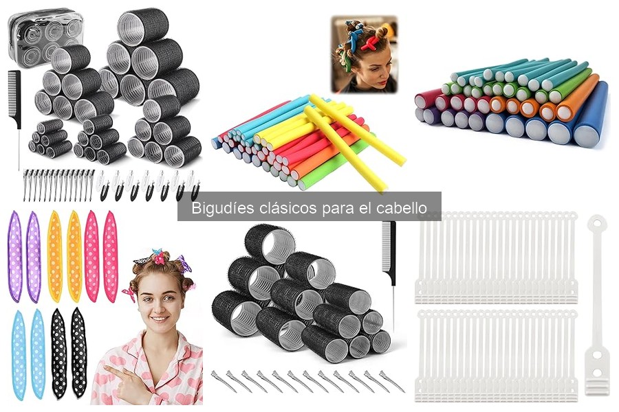 Tipos de bigudíes clásicos para rizar el cabello