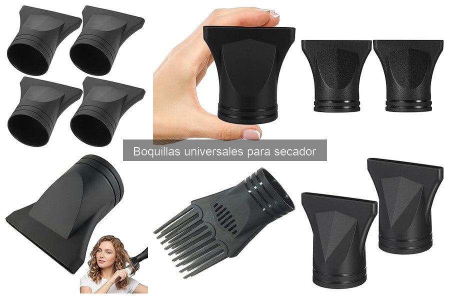 Tipos de boquillas universales para secador y sus usos