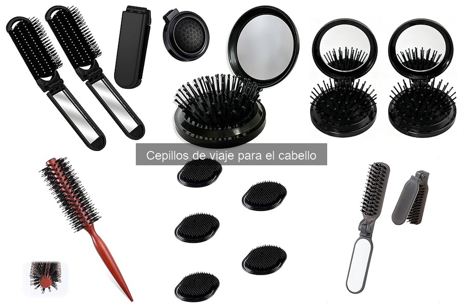 Tipos de cepillos de viaje para el cabello y sus usos