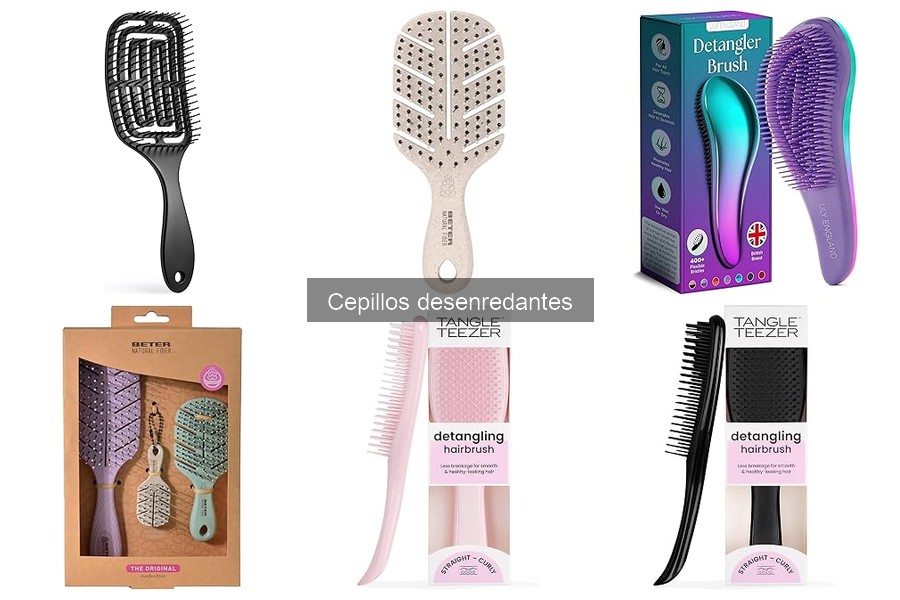 Tipos de cepillos desenredantes: guía completa para elegir