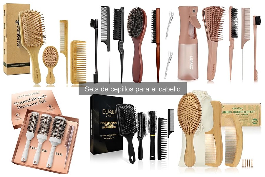 Tipos de cepillos en sets para el cabello: guía completa