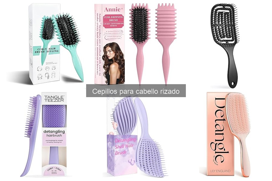 Tipos de Cepillos para Cabello Rizado: Mejores Opciones