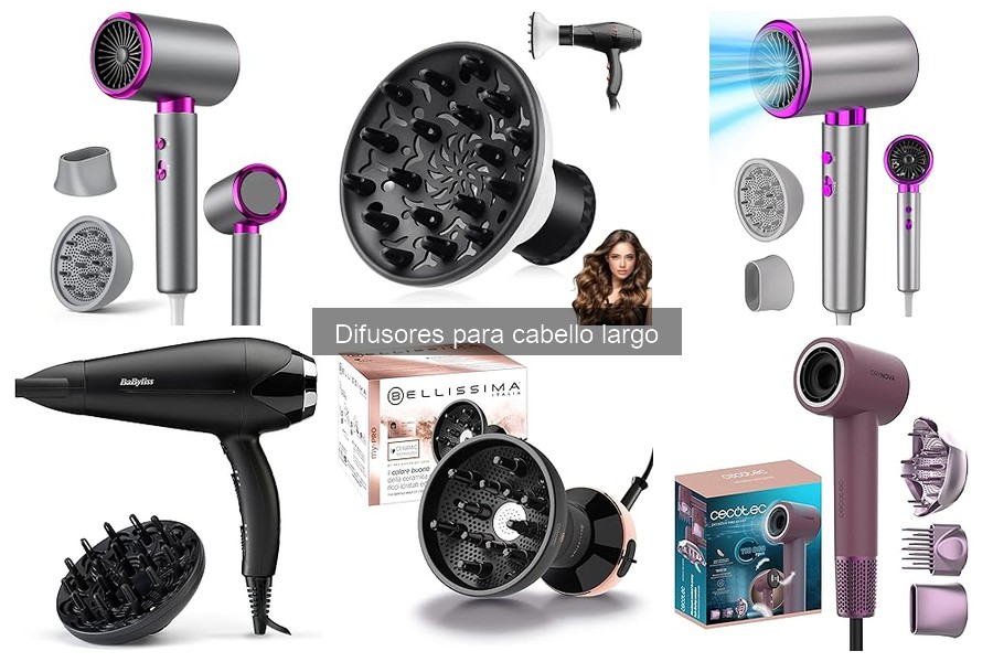 Tipos de difusores para cabello largo: características y beneficios