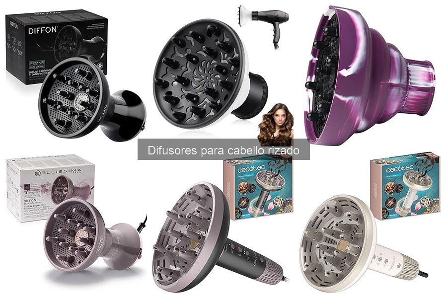 Tipos de difusores para cabello rizado: guía completa