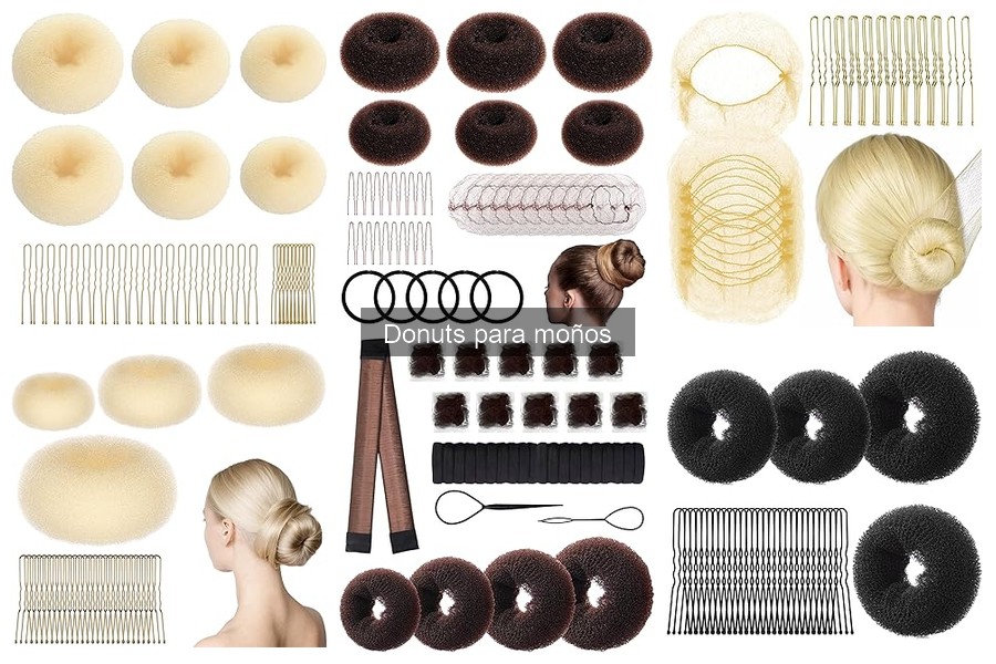 Tipos de donuts para moños y sus beneficios