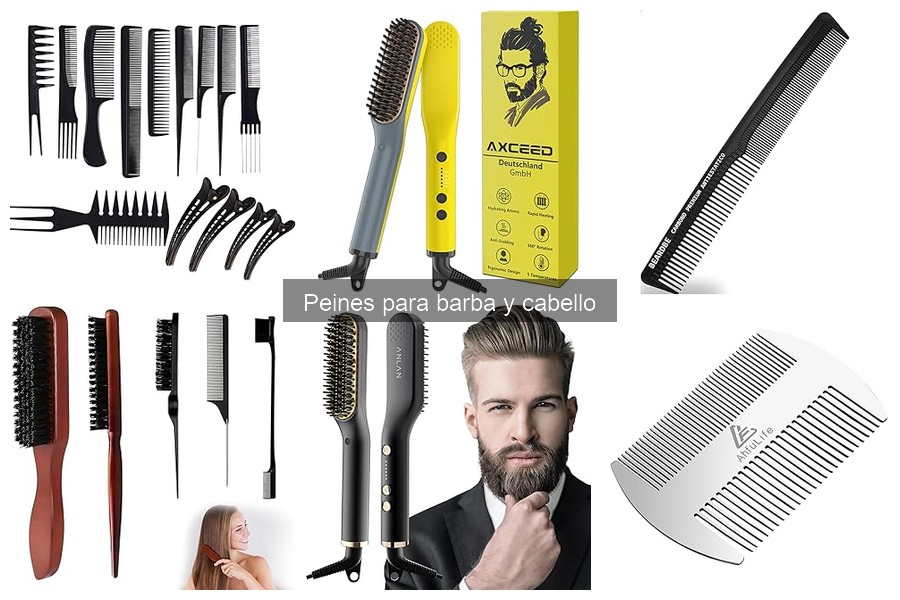 Tipos de peines para barba y cabello: características y usos