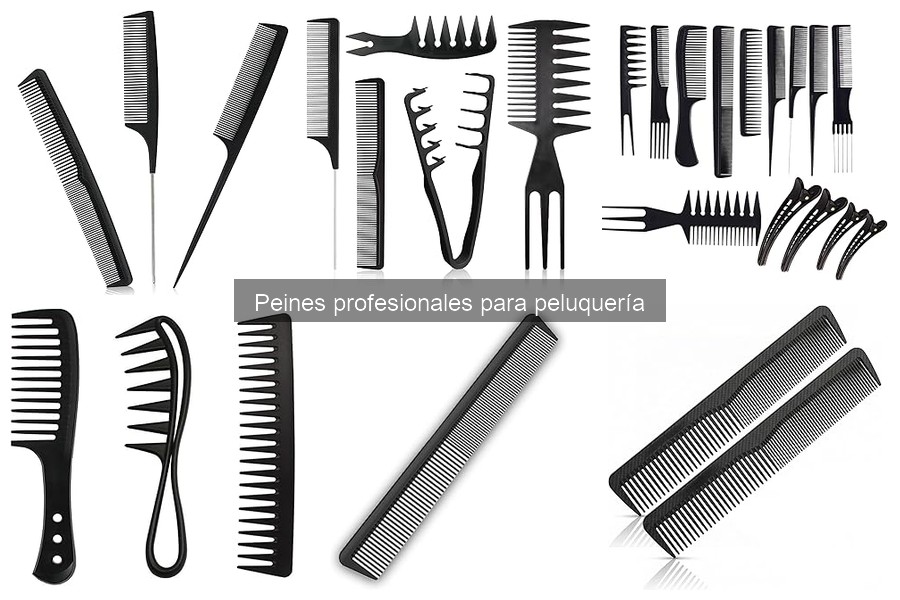 Tipos de Peines Profesionales y su Uso en Peluquería