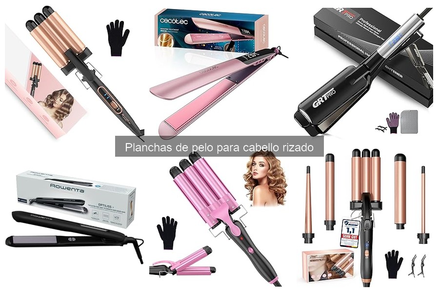 Tipos de Planchas de Pelo para Cabello Rizado y Efectividad