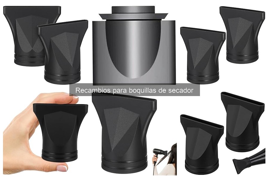 Tipos de recambios para boquillas de secador de pelo