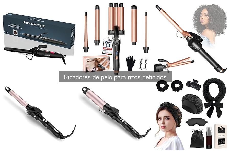 Tipos de rizadores de pelo para rizos definidos: Guía completa