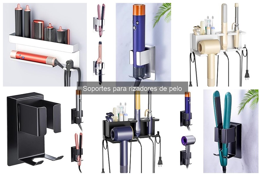 Tipos de soportes para rizadores de pelo: guía completa