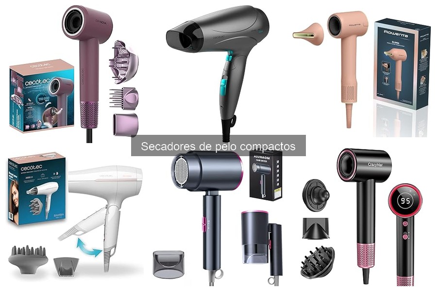 Todo sobre los secadores de pelo compactos: Características y beneficios