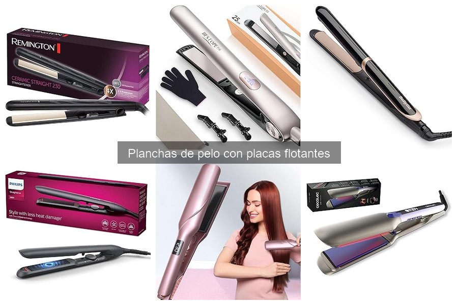 Tutorial de uso de planchas de pelo con placas flotantes
