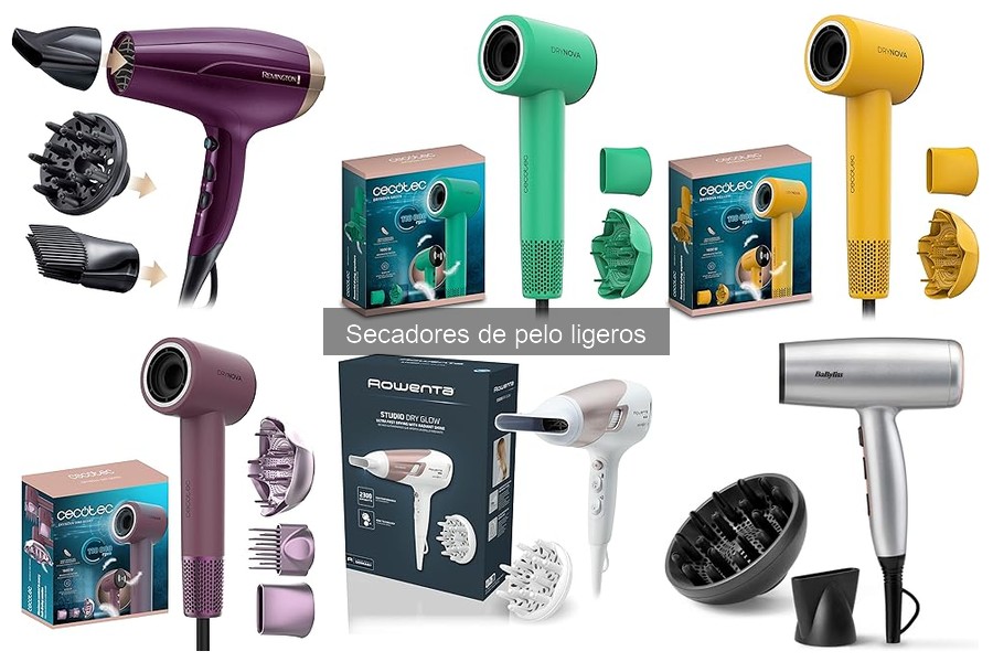 Ventajas de usar secadores de pelo ligeros para peinar