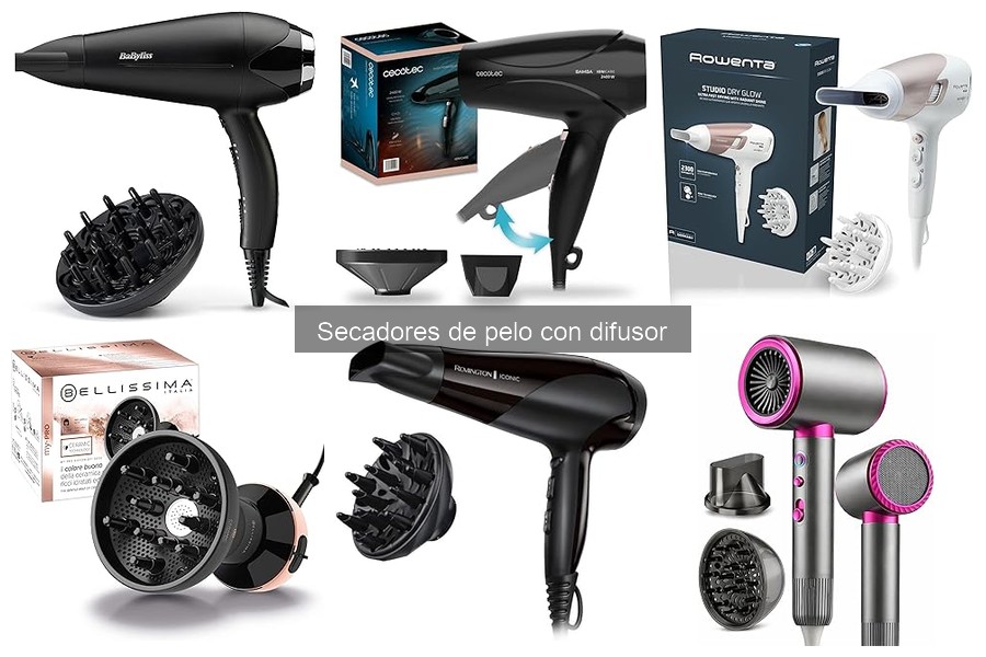 Ventajas de usar un difusor en secadores de pelo