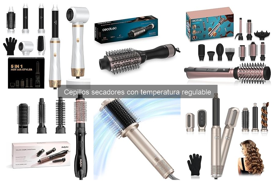 Ventajas y desventajas de cepillos secadores con temperatura regulable
