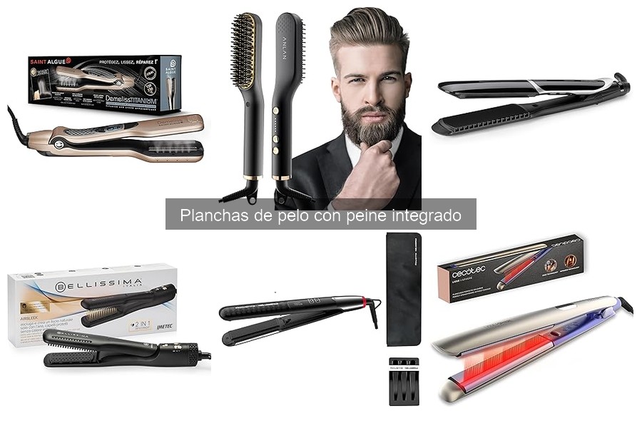Ventajas y desventajas de las planchas de pelo con peine integrado