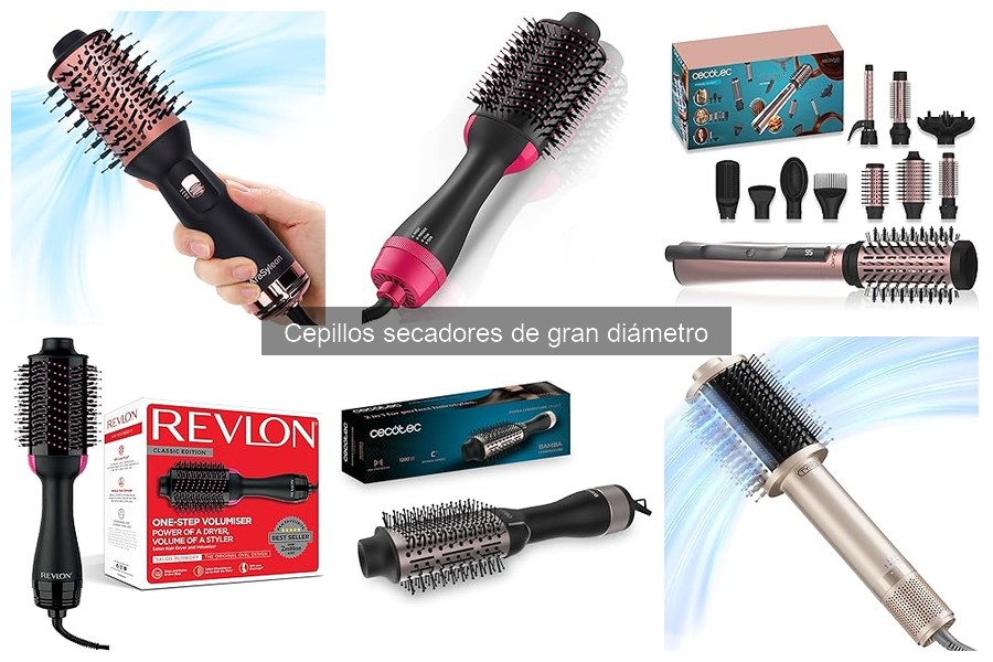 Ventajas y desventajas de los cepillos secadores de gran diámetro