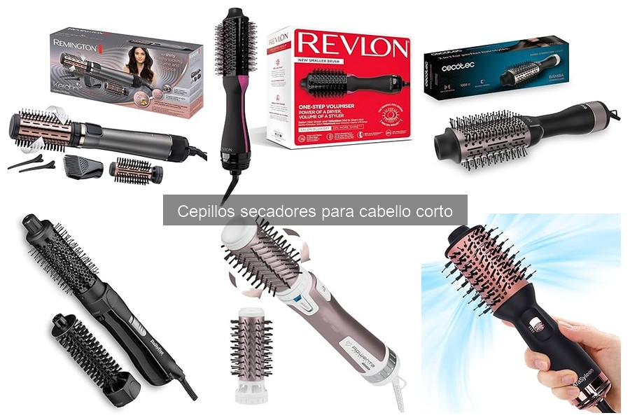 Ventajas y desventajas de los cepillos secadores para cabello corto