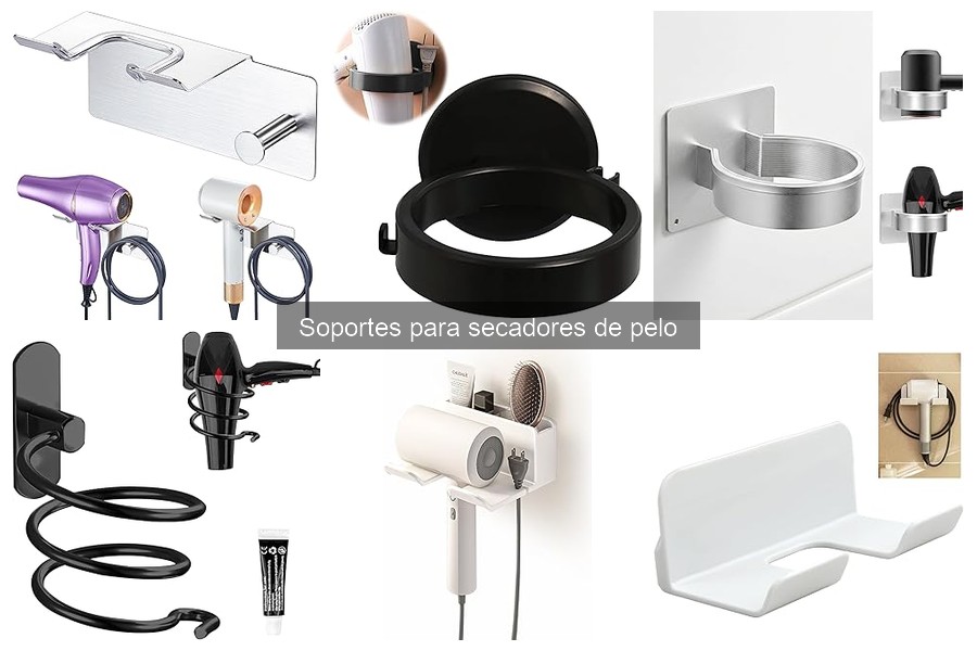 Ventajas y desventajas de los soportes para secadores de pelo