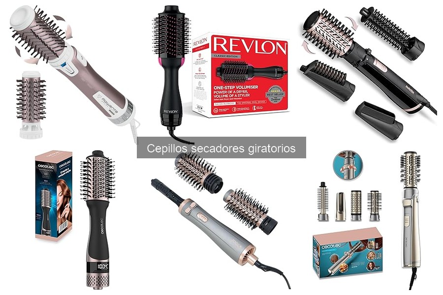 Ventajas y desventajas del cepillo secador giratorio